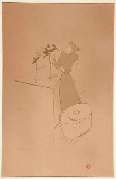 The Milliner, Ren? E Vert (The Milliner, Ren? E Vert) by Henri de Toulouse Lautrec