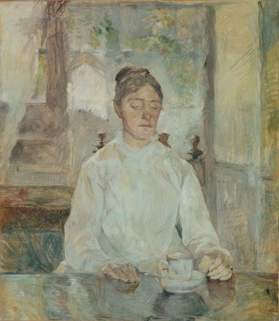 Sanatçının annesi Kontes Adèle de Toulouse-Lautrec, e by Henri de Toulouse Lautrec