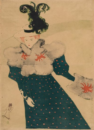 beyaz dergi by Henri de Toulouse Lautrec