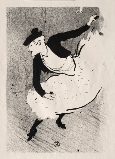 Kafe-konser: Edmée Lescot, 1893. by Henri de Toulouse Lautrec