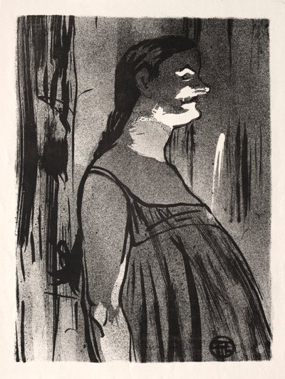 Kafe-konser: Abdala Hanım by Henri de Toulouse-Lautrec