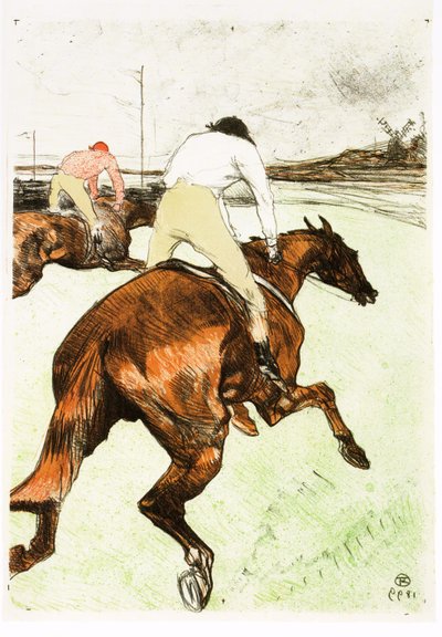 Jokey, 1899 by Henri de Toulouse Lautrec