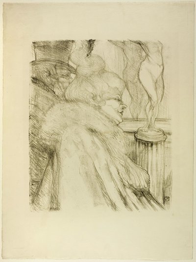 Tiyatrodan Ayrılmak by Henri de Toulouse Lautrec