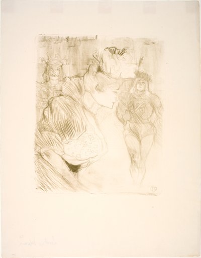 borç veren by Henri de Toulouse Lautrec