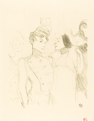 Borç Veren ve Lavalliere Borç Veren ve Lavalliere, 1895. by Henri de Toulouse Lautrec