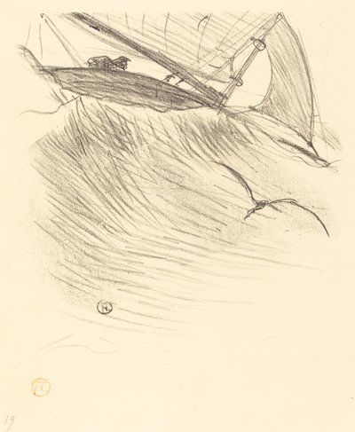 Deniz Kırlangıçları, 1895. by Henri de Toulouse Lautrec
