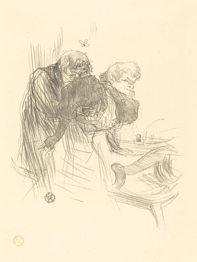 Eski Kelebekler, 1895. by Henri de Toulouse Lautrec