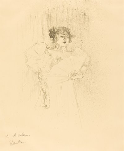 Luce Myres Tam Yüz by Henri de Toulouse Lautrec