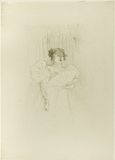 Luce Myres, Önden Görünüm by Henri de Toulouse Lautrec