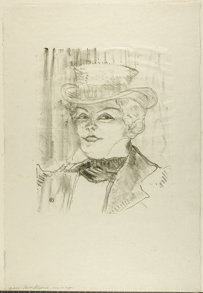 Madam Rejane by Henri de Toulouse Lautrec
