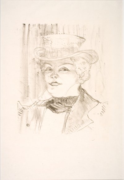 Madam Rejane by Henri de Toulouse-Lautrec