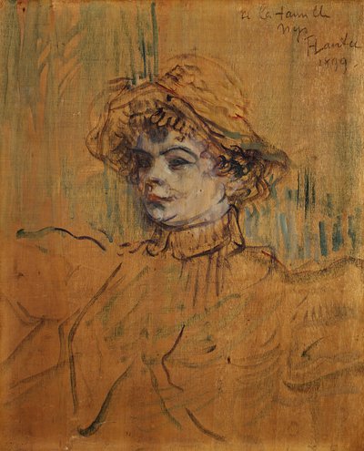 Bayan Nys, 1899. by Henri de Toulouse Lautrec