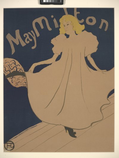 Mayıs Milton (renkli litografi) by Henri de Toulouse Lautrec