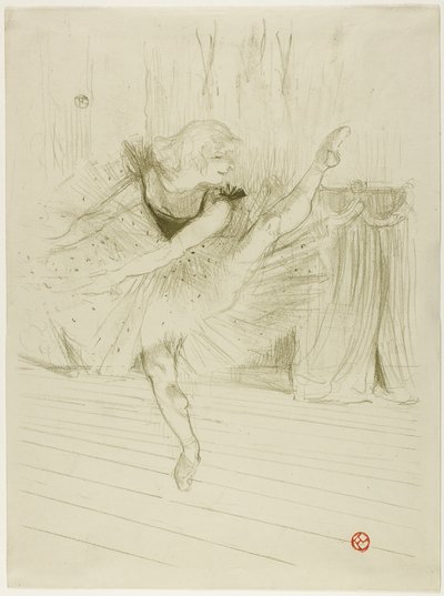 Bayan Ida Heath, İngiliz Dansçı by Henri de Toulouse Lautrec