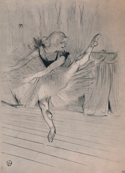 Bayan Ida Heath, İngiliz Dansçı, c.1894, 1946. by Henri de Toulouse Lautrec