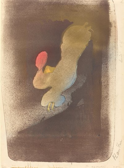 Bayan Loie Fuller, 1893. by Henri de Toulouse Lautrec