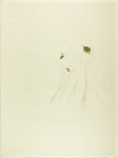 Bayan May Belfort (büyük tabak) by Henri de Toulouse Lautrec