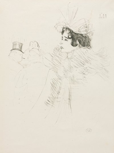 Bayan May Belfort, 1895. by Henri de Toulouse Lautrec