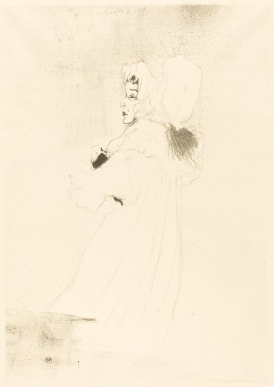 Bayan May Belfort, Büyük Plaka Bayan May Belfort, grande planche, 1895. by Henri de Toulouse Lautrec
