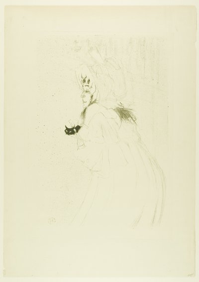 Bayan May Belfort Yay Alırken by Henri de Toulouse Lautrec