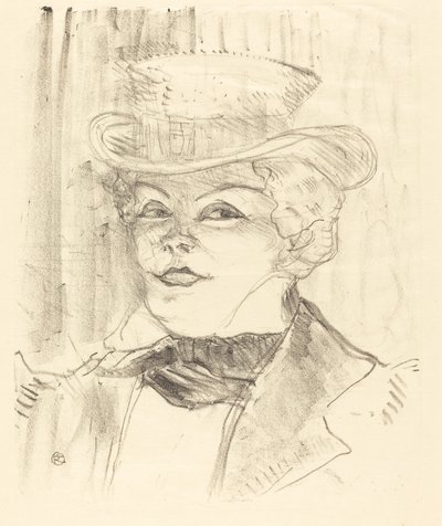 Bayan Rejane, 1898. by Henri de Toulouse Lautrec