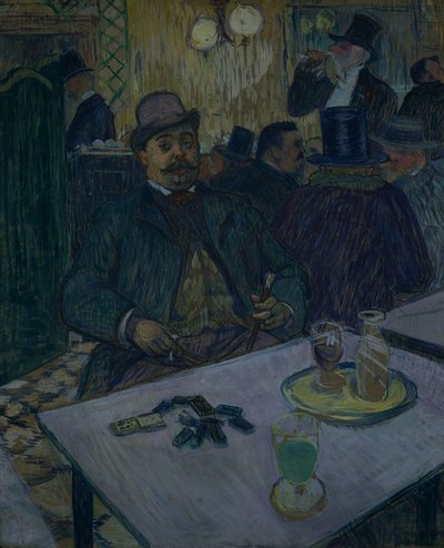 Mösyö Boileau, Kafede, 1893. by Henri de Toulouse Lautrec