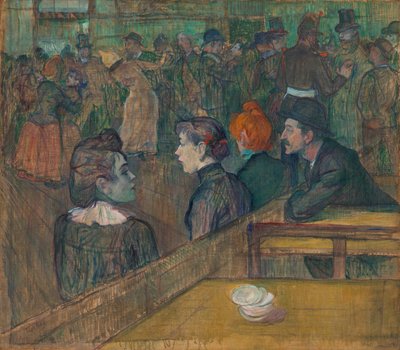 Moulin de la Galette, 1889. by Henri de Toulouse Lautrec