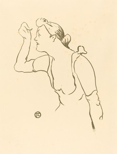Paula Brebion by Henri de Toulouse Lautrec