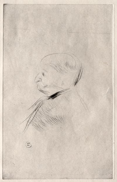 MX'in portresi, 1898. by Henri de Toulouse Lautrec