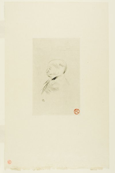 Bir Adamın Portresi by Henri de Toulouse Lautrec