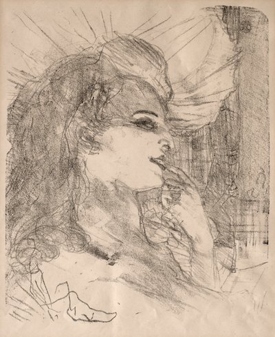 Aktör ve Aktris Portreleri: On Üç Taş Baskı: Anna Held by Henri de Toulouse Lautrec