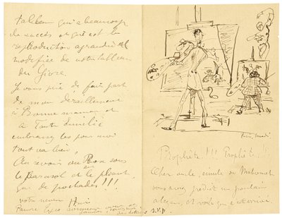 Princeteau ve Lautrec by Henri de Toulouse Lautrec