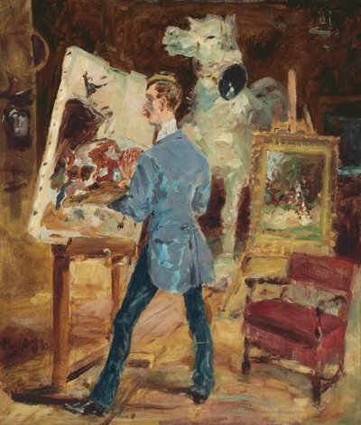 Princeteau, Stüdyosunda; Princeteau, Atölyesinde, 1881 by Henri de Toulouse Lautrec