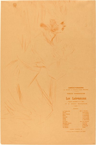 "Cüzamlı" programı by Henri de Toulouse Lautrec