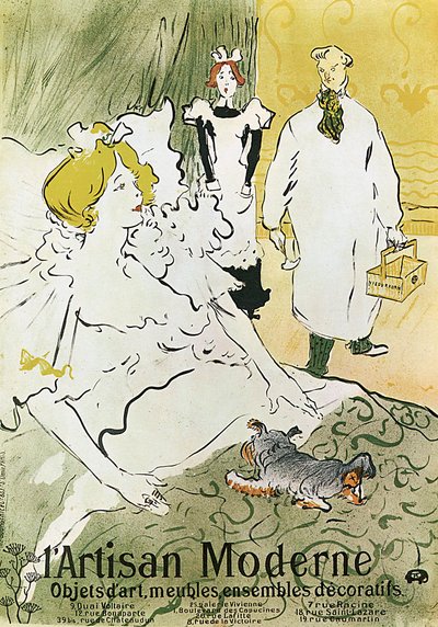 Qui, Artisan Moderne, 1894. by Henri de Toulouse Lautrec