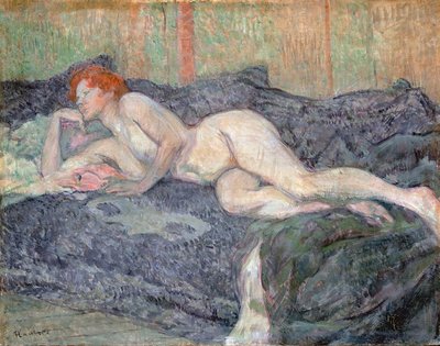 Yatan Çıplak, 1897 by Henri de Toulouse Lautrec