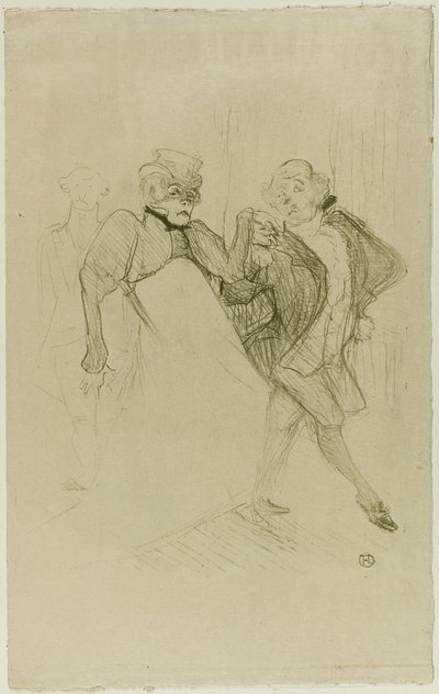Madame Sans-Gêne'de Réjane ve Galipaux by Henri de Toulouse Lautrec