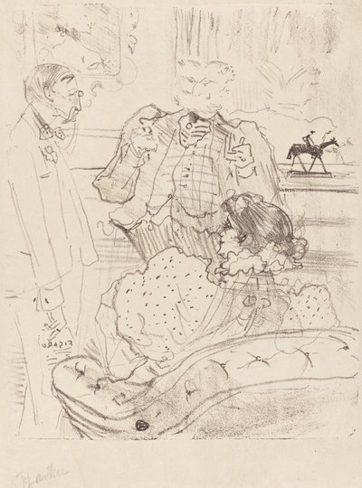 Rosmersholm; rehin by Henri de Toulouse Lautrec