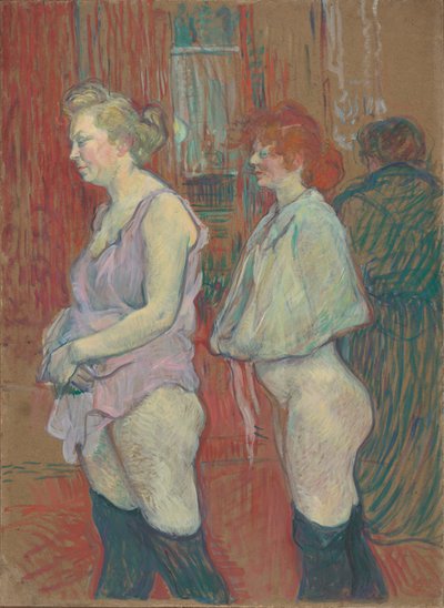Rue des Moulins, 1894, 1894. by Henri de Toulouse Lautrec