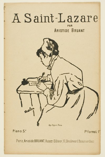 Saint Lazare'de by Henri de Toulouse Lautrec