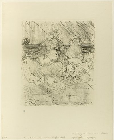 baştan çıkarma by Henri de Toulouse Lautrec