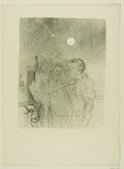 Désiré Dihau'dan Melodiler'den Kayan Yıldızlar by Henri de Toulouse Lautrec