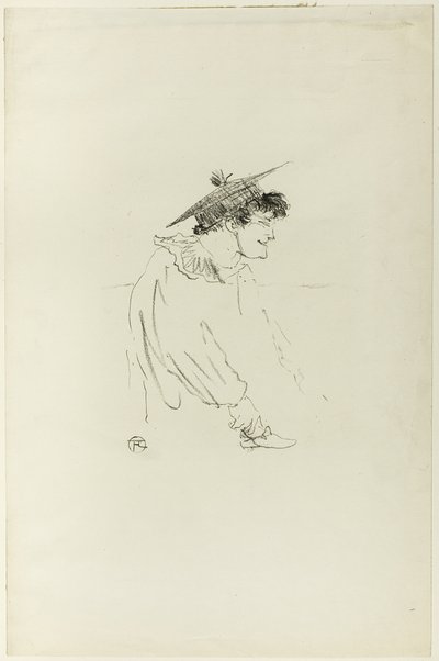 Küçük İngiliz Kızı (Bayan Dolly) by Henri de Toulouse Lautrec