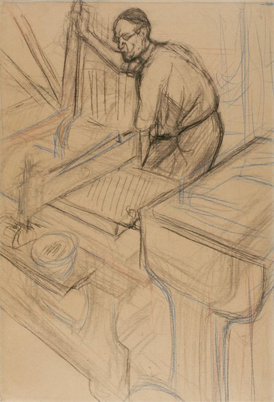 Ders çalışma by Henri de Toulouse Lautrec