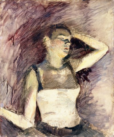 Bir Dansçının İncelenmesi, 1888 by Henri de Toulouse Lautrec