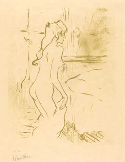 Bir Kadın Etude de femme çalışması, 1893. by Henri de Toulouse Lautrec