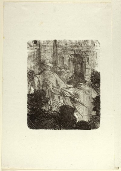 Au Pied du Sinaï'den Tekstil Pazarı, Krakov by Henri de Toulouse Lautrec