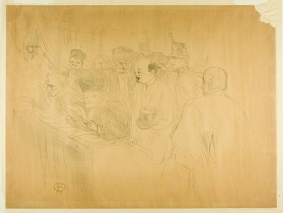 Arton Denemesi (üçüncü plaka) by Henri de Toulouse Lautrec