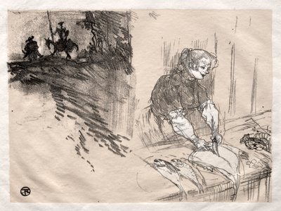 Kısa Sevinçler: Kapak, 1897. by Henri de Toulouse Lautrec