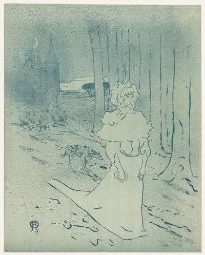 Chatelaine veya Tocsin by Henri de Toulouse Lautrec